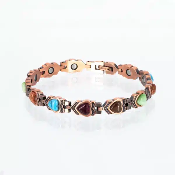 Kupferarmband Flower Power 1 – Bild 3