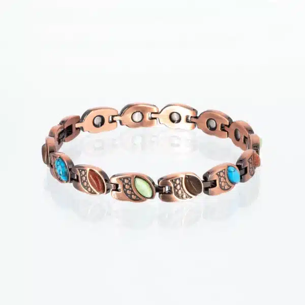 Kupferarmband Flower Power 3 – Bild 3