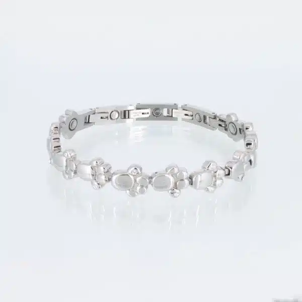 Energiearmband Pfote Silber