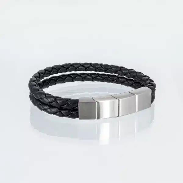 Geflochtenes Herrenarmband – Bild 3