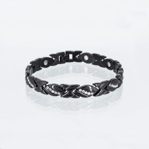Magnetarmband Lichterband Schwarz