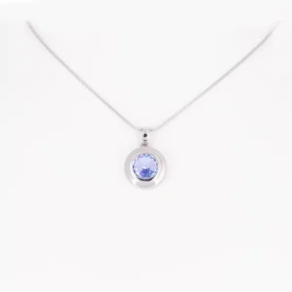 Magnetanhänger Stilles Glück in Silber und Blau