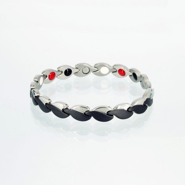 Energiearmband Sehnsucht in Schwarz und Gold