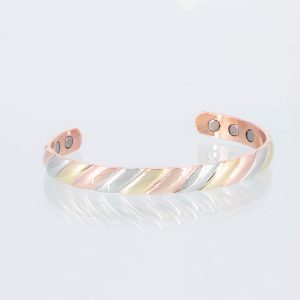 Kupferarmreif Design 52 Tricolor