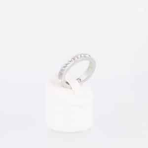 Magnetring Style 61 in Silber mit Zirkonia