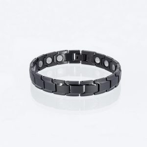 Schwarzes Powerarmband mit extrastarken Magneten