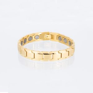Goldenes Powerarmband mit extrastarken Magneten