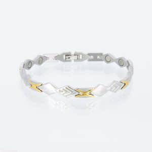 Magnetarmband Formenspiel in bicolor glänzend