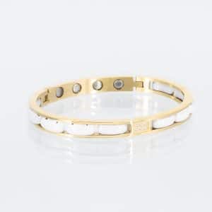 Ceramikarmreif Balance in Weiß