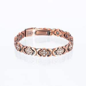 Kupferarmband Festival mit weißen Zirkonia