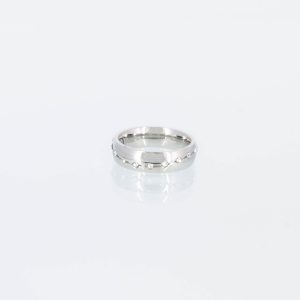 Magnetring Style 66 in Silber mit Zirkonia