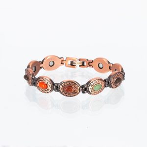 Kupferarmband Flower Power 5