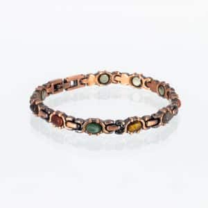 Kupferarmband Flower Power 2b