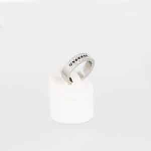 Magnetring Style 80 in Silber mit Zirkonia-2te Chance