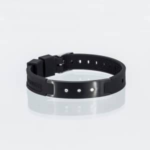 Sportband Fitness in Schwarz mit Zirkonia