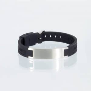 Sportband Fitness in Schwarz und Silber