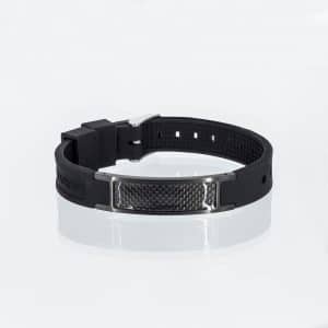 Sportband Fitness in Schwarz und Carbon