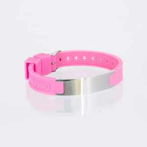 Sportband Fitness in Rosa und Silber