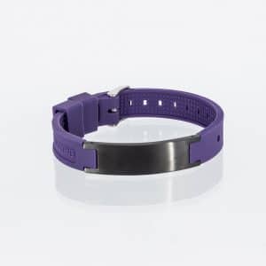 Sportband Fitness in Lila und Schwarz